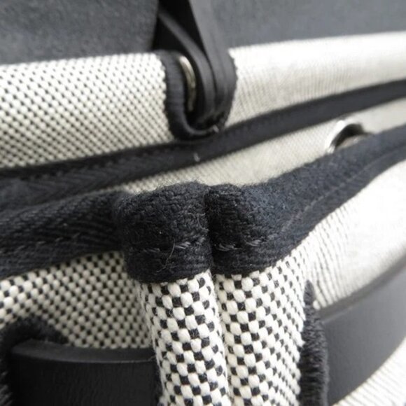 HERMES Herbag Zip Pegasus Pop Size PM/31 Toile H/Vache Hunter Leather Black - Picture 4 of 16